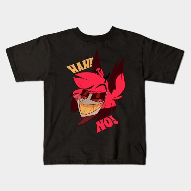 Alastor's Devilish Delight and Dissonance Kids T-Shirt by LopGraphiX